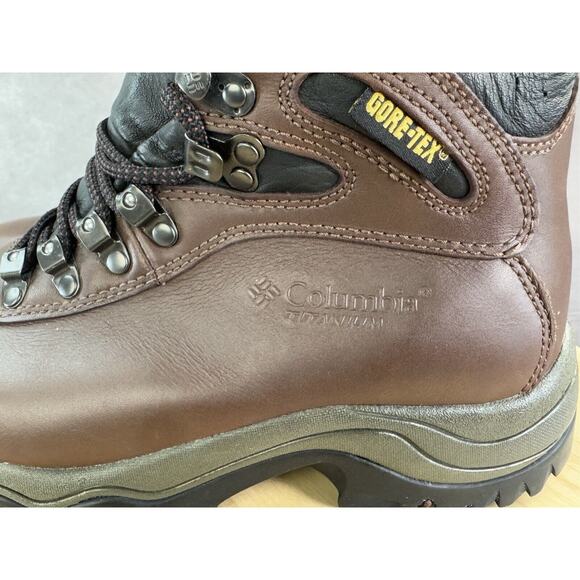 Columbia Titanium Diablo Pass Boots Brown Goretex Waterproof Women Size 8 main image 5